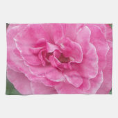 ピンクガーデンバラ キッチンタオル (横)