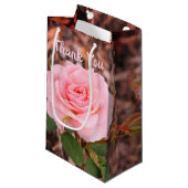 ピンクガーデンバラ スモールペーパーバッグ (正面アングル)