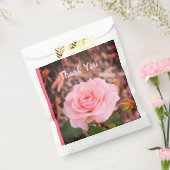 ピンクガーデンバラ フェイバーバッグ (封をした状態)