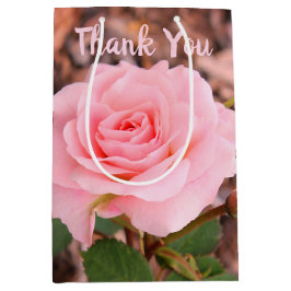 ピンクガーデンバラ ミディアムペーパーバッグ