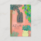 ピンクガーデンフローリスト地主アーキテクト 名刺 (正面)