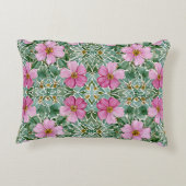 ピンクガーデンモザイクアクセントピロー アクセントクッション (裏面)