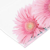 ピンクガーベラデイジーエレガント写真 ショートテーブルランナー (コーナー)