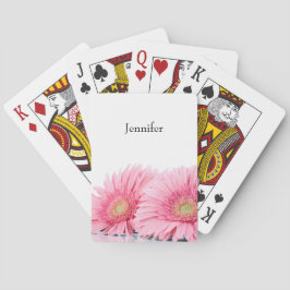 ピンクガーベラデイジーエレガント写真 トランプ