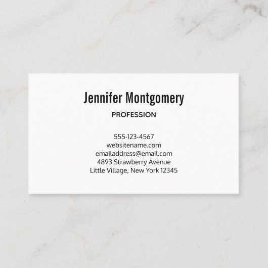 ピンクガーベラデイジーエレガント写真 名刺 (裏面)