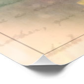 ピンクガーベラデイジーコラージュ ポスター (コーナー)