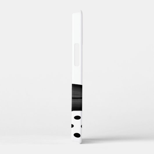 ピンクガーベラデイジーブラック水玉模様iPhone 6ケース Case-Mate iPhoneケース (裏面 / 右)