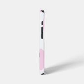 ピンクガーベラデイジー水玉 iPhoneケース (左側面)