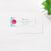 ピンクガーベラデイジー特別な機会メッセージカード (デスク)