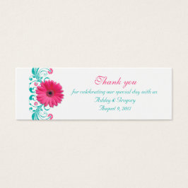 ピンクガーベラデイジー特別な機会メッセージカード