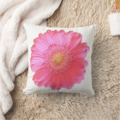 ピンクガーベラデイジー クッション (ブランケット)