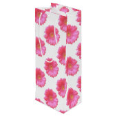 ピンクガーベラデイジー ワインギフトバッグ (裏面アングル)