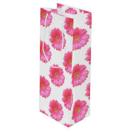 ピンクガーベラデイジー ワインギフトバッグ