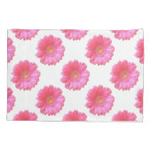 ピンクガーベラデイジー 枕カバー (裏面)