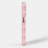 ピンクガーリーとホワイトアートのデコパターンモノグラム Case-Mate iPhoneケース (裏面 / 右)