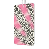 ピンクガーリーとユキヒョウのメッシュ カーエアーフレッシュナー (左)