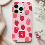 ピンクガーリーと赤のイチゴのシームレスパターン iPhone 15 PROケース<br><div class="desc">このピンクと赤のストロベリーシームレスパタガーリーーンの電話ケースで携帯電話に甘さのtouchを追加。デザイン魅力的は柔ら鮮やかかなピンク色の背景に赤いイチゴを採用し、可愛くてフルーティーな美学を愛する人に最適。この電話のケースは保護お使いのデバイスだけでなく、あなたの毎日のスタイルにおもしろいとファッショナブルしゃれているを追加する。いちご好き、ファッション好き、柄を鑑賞する人に最適よくはしゃぐで、この電話ケースはギフトや楽し素晴らしい個人的なアクセサリーを作る。</div>