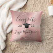 ピンクガーリーのシェン卒業式きらびやかさ クッション (ブランケット)