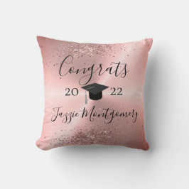 ピンクガーリーのシェン卒業式きらびやかさ クッション