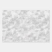 ピンクガーリーのシルバーゼブラ印刷 ラッピングペーパーシート (正面3)