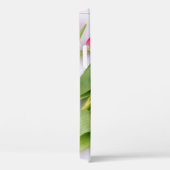 ピンクガーリーのチューリップオンホワイトウッドクラシック Case-Mate iPhoneケース (裏面 / 右)