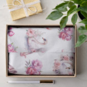 ピンクガーリーのバレエフローラ 薄葉紙 (ギフト)