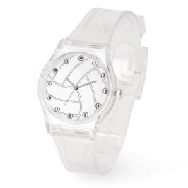 ピンクガーリーのバレーボール腕時計 腕時計