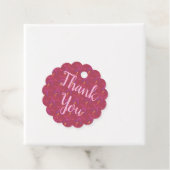 ピンクガーリーのヒトデ誕生日ありがとう フェイバータグ (インサイチュ)