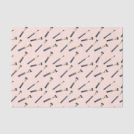 ピンクガーリーのメイクブラシ(デザイン74ピンクシリーズ) 薄葉紙