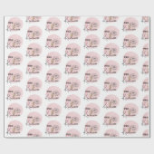 ピンクガーリーの優しさ ラッピングペーパー (フラット)