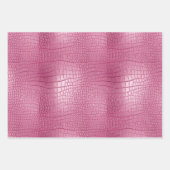 ピンクガーリーの動物 ラッピングペーパーシート (正面2)