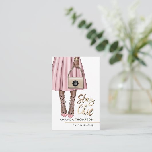 ピンクガーリーの名刺 名刺 (スタンド正面)