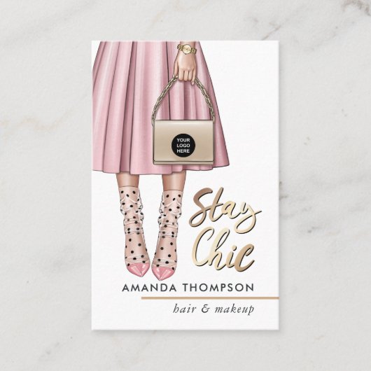 ピンクガーリーの名刺 名刺 (正面)