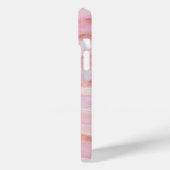 ピンクガーリーの水彩パターンバラ金ゴールド層 Case-Mate iPhoneケース (裏面 / 左)