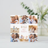 ピンクガーリーの水色50と素晴らしい誕生日 招待状 (スタンド正面)