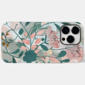 ピンクガーリーの美的ミニマル背景 Case-Mate iPhoneケース (裏面 (横))