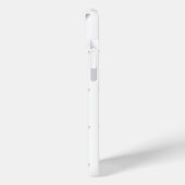 ピンクガーリーの羽のパターン Case-Mate iPhoneケース (裏面 / 左)