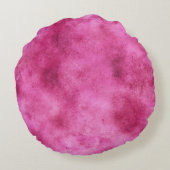 ピンクガーリーの金ゴールドバラ ラウンドクッション (裏面)