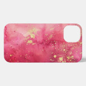 ピンクガーリーの電話代 iPhoneケース (裏面横)