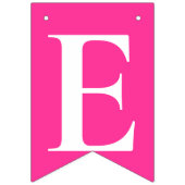 ピンクガーリーの「ウェルカムベビー」赤ちゃんシャワー バンティングフラッグ (第3の旗)