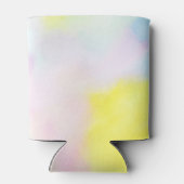 ピンクガーリーイエローブルー絞り染め 缶クーラー (裏面)