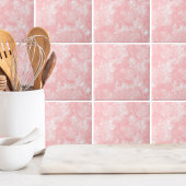 ピンクガーリーエレガント色 タイル