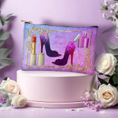 ピンクガーリーカラフルのファッション化粧用ホルダー アクセサリーポーチ