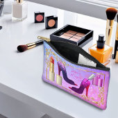 ピンクガーリーカラフルのファッション化粧用ホルダー アクセサリーポーチ