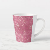ピンクガーリーキラキラ輝き カフェラテマグ (右)