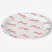 ピンクガーリーククラシックエクエストランウマ ペーパープレート (アングル)