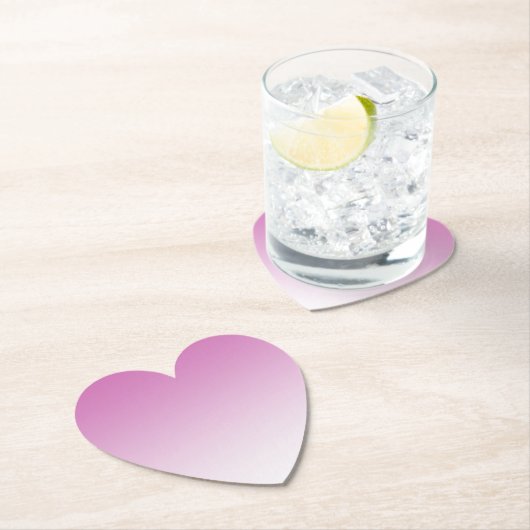 ピンクガーリーグラデーション ペーパーコースター (インサイチュ)