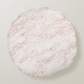ピンクガーリーグラムヒョウグラデーションプリント ラウンドクッション (裏面)