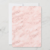 ピンクガーリーグラムヒョウグラデーションプリント 招待状 (裏面)