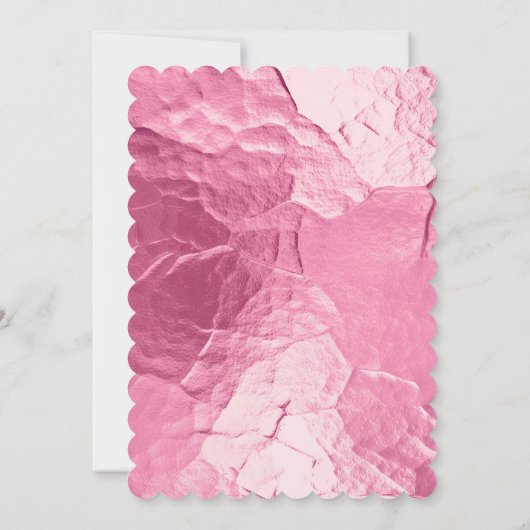 ピンクガーリーグラム 招待状 (裏面)